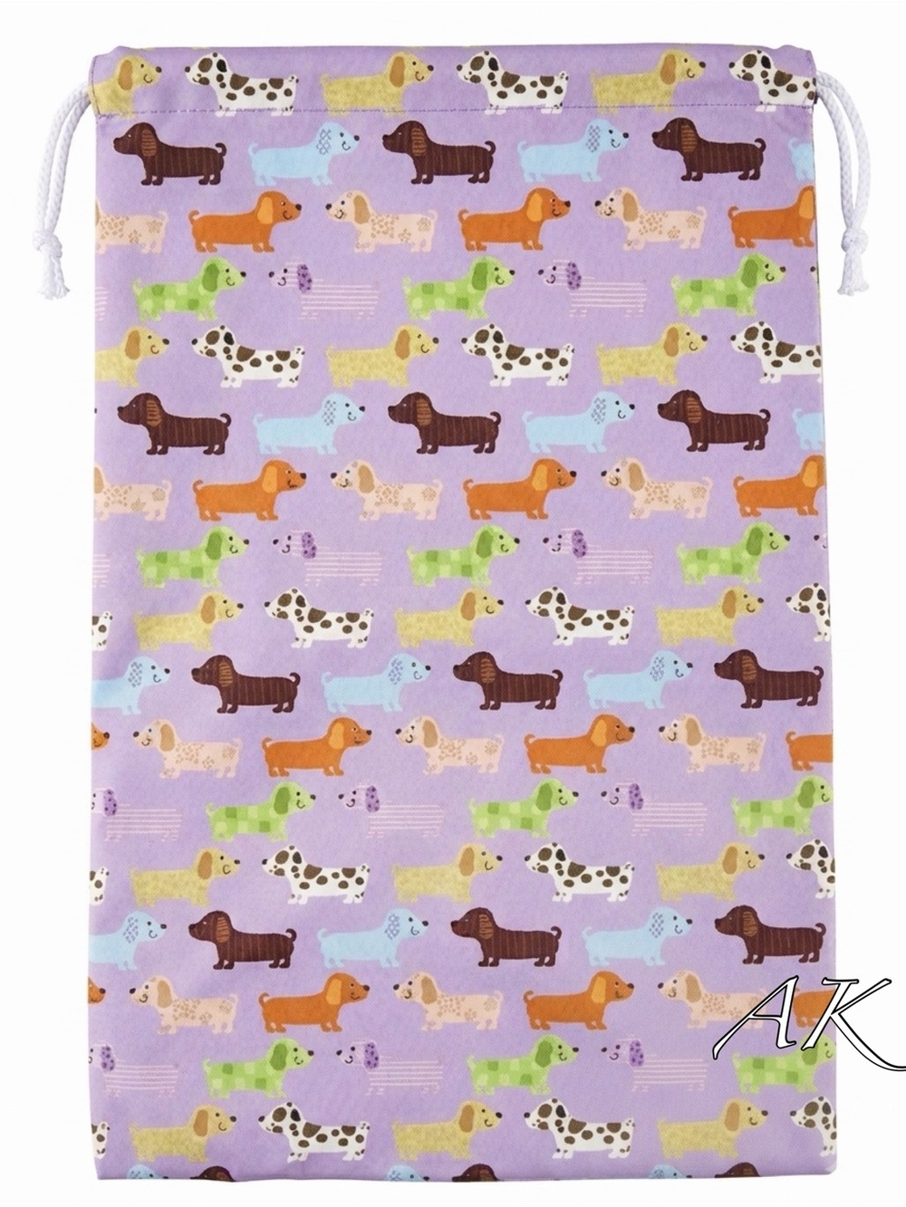 Dachshund Drawstring Dust Travel Bag 🐾 Doxie Wiener
